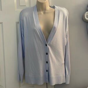 Brand new, soft, light blue cotton/rayon sweater from Banana Republic.